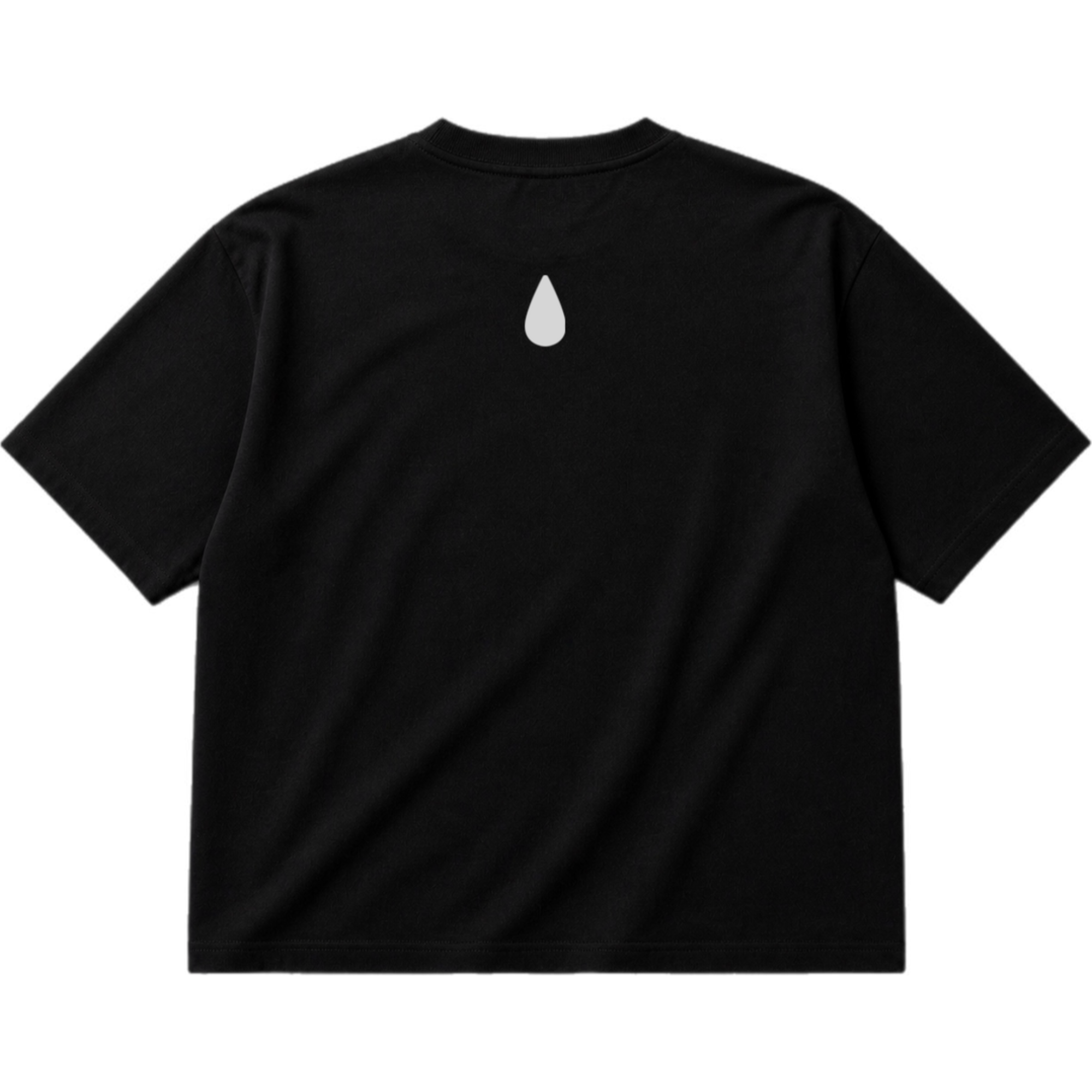 Black Drip Tee — back