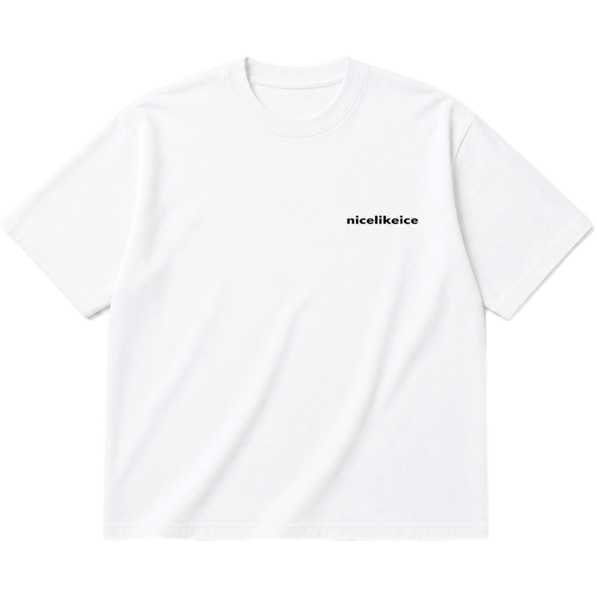 White Drip Tee