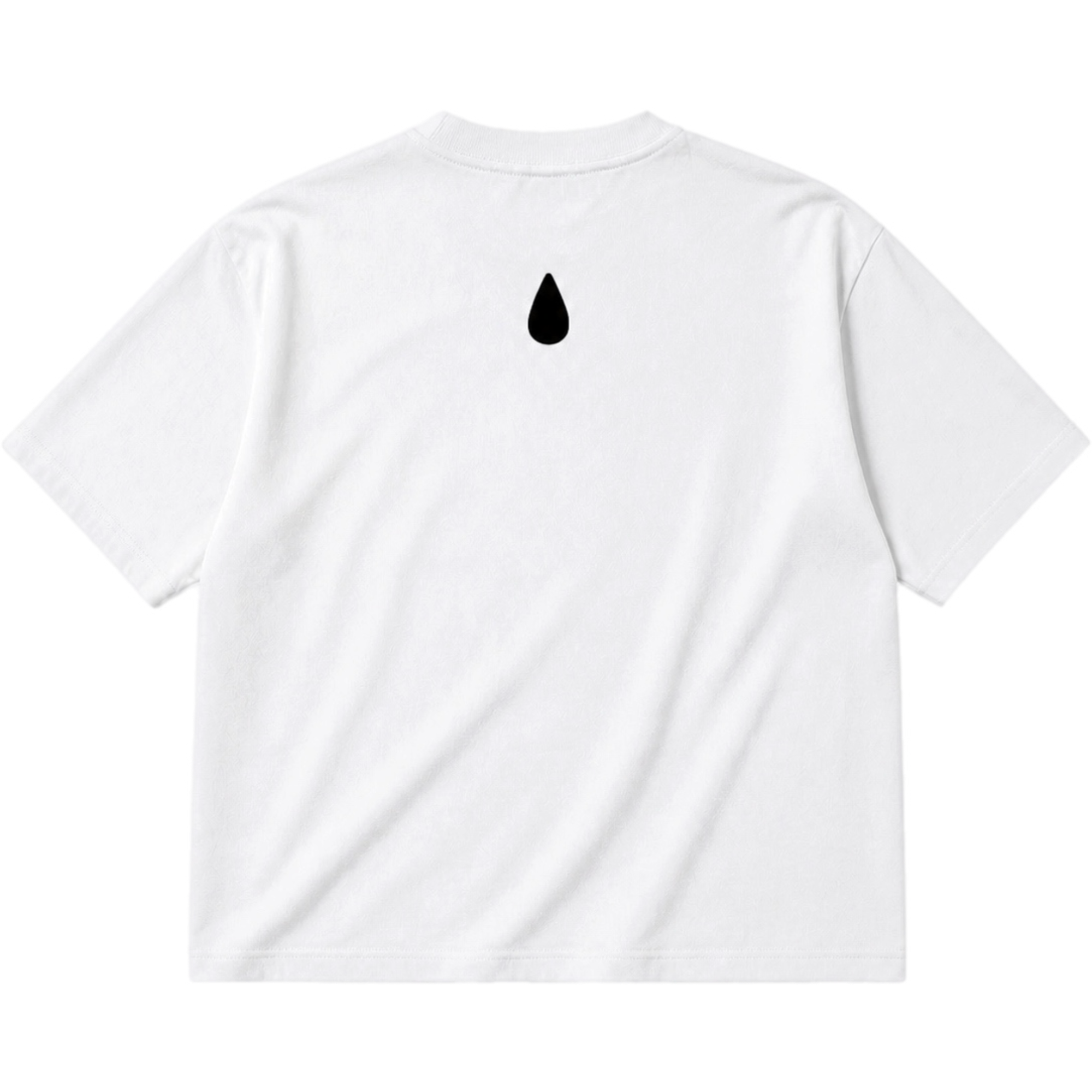 White Drip Tee — back